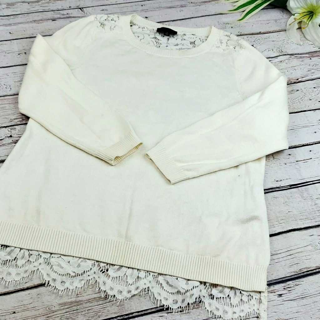 The Limited Lace Sweater